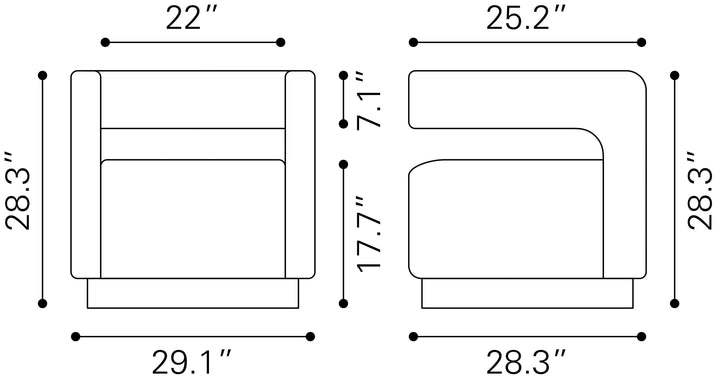 Turku Swivel Chair Sage