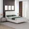 Valery King Size Cream Boucle Platform Bed