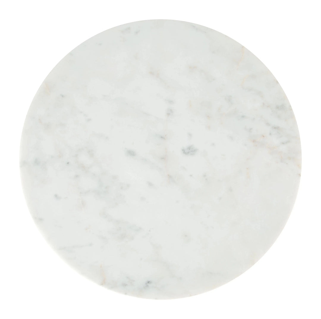 Woozy Side Table White & Black