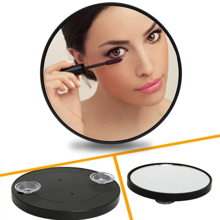 40x Powerful Suction Cup Magnifying Glass - 3.5" Travel Makeup Mirror for Blackhead Removal, Acne Extraction, Eyebrow & Eyelash