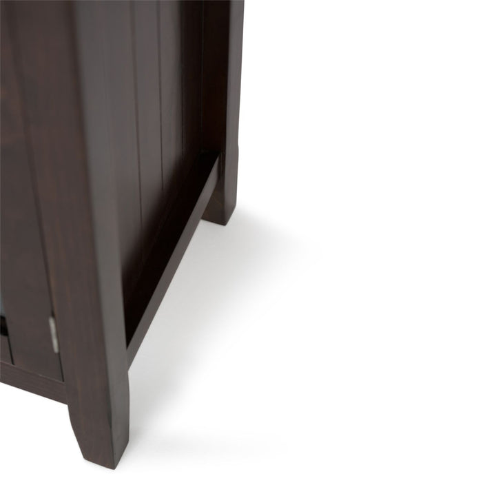 Acadian - Wide Storage Cabinet - Brunette Brown