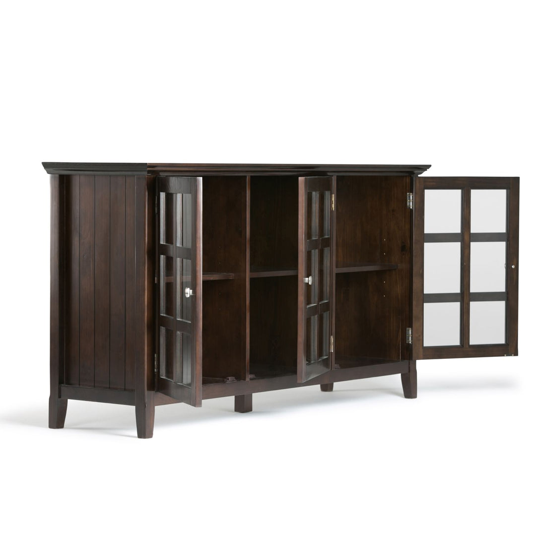 Acadian - Wide Storage Cabinet - Brunette Brown