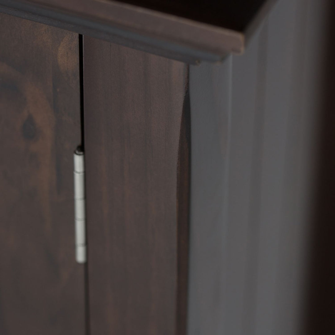 Acadian - Wide Storage Cabinet - Brunette Brown