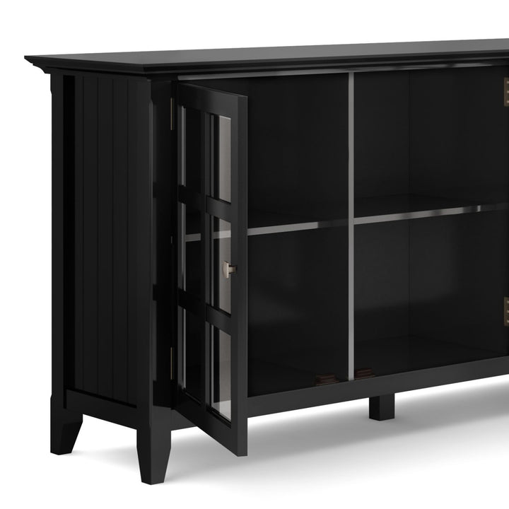 Acadian - Wide Storage Cabinet - Black