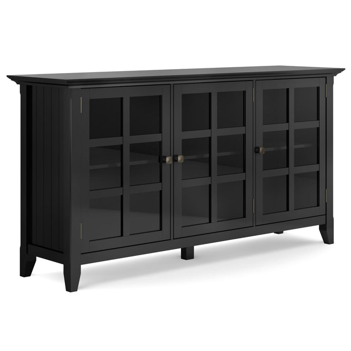 Acadian - Wide Storage Cabinet - Black