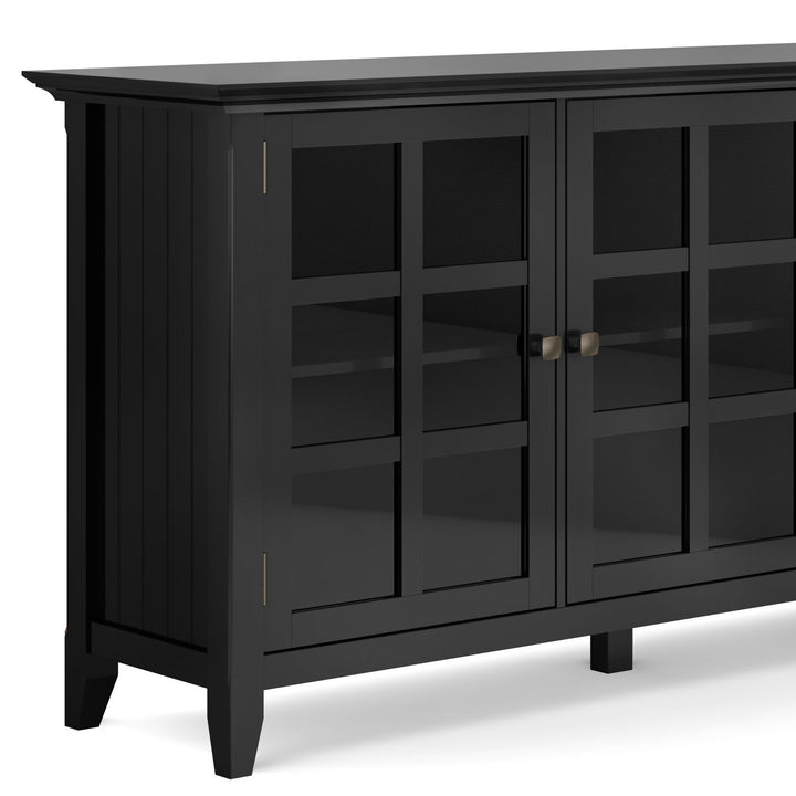 Acadian - Wide Storage Cabinet - Black