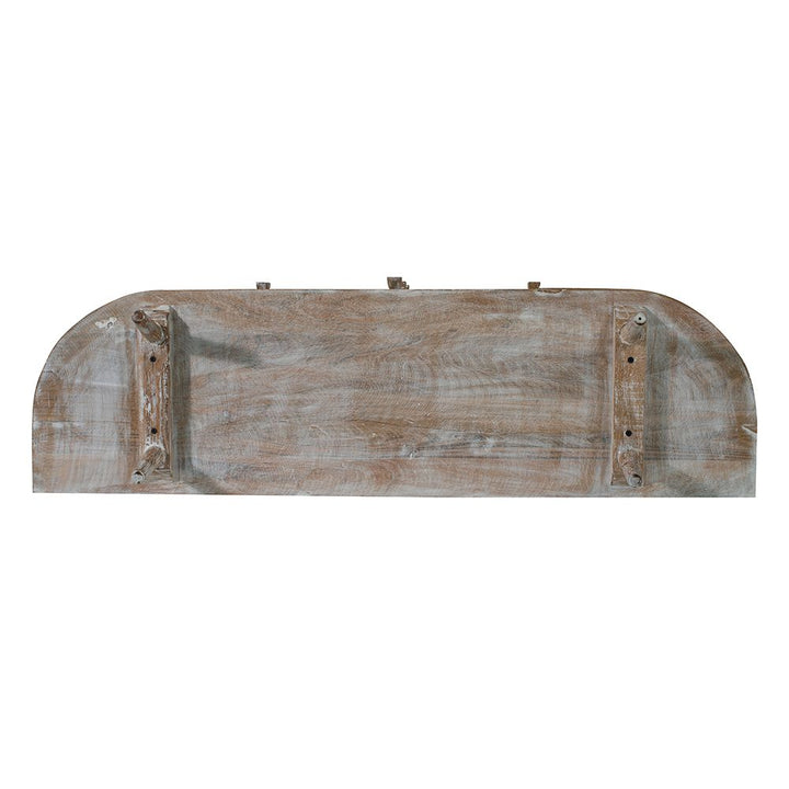 57x16x33" Tv Console With Cane Doors