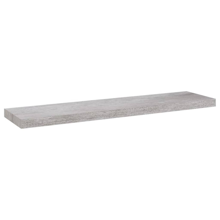 Floating Wall Shelves 4 pcs Concrete Gray 35.4"x9.3"x1.5" MDF