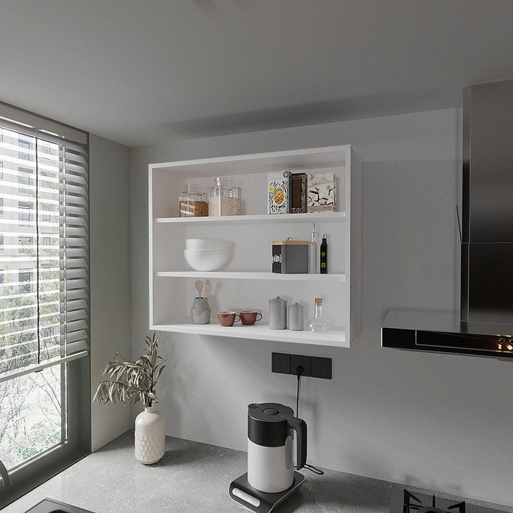 Floating Shelf Meeker, Kitchen, White