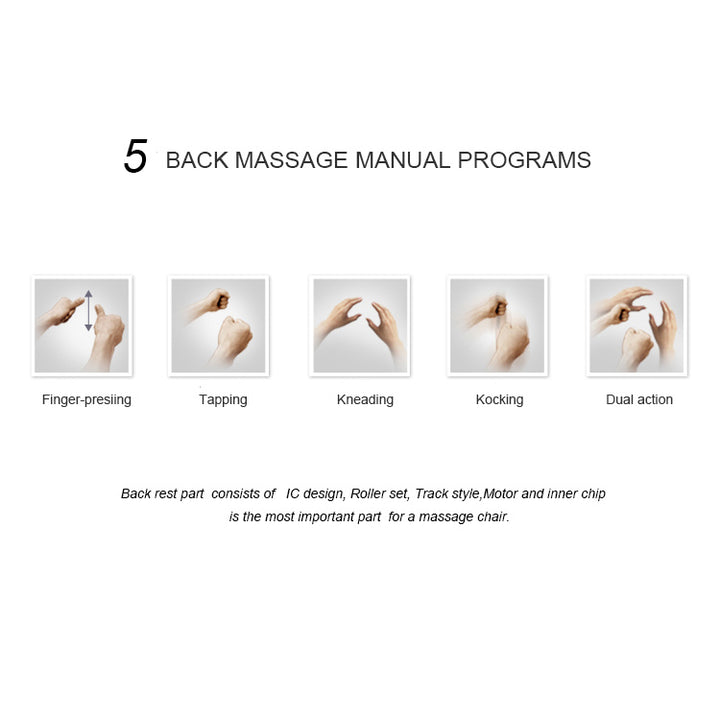 3D Full Body Zero Gravity Shiatsu Electric Massage Chair SL-Track Recliner with Airbag Speaker LCD Touch Screen+Mini Remote Voice Control Back Heat