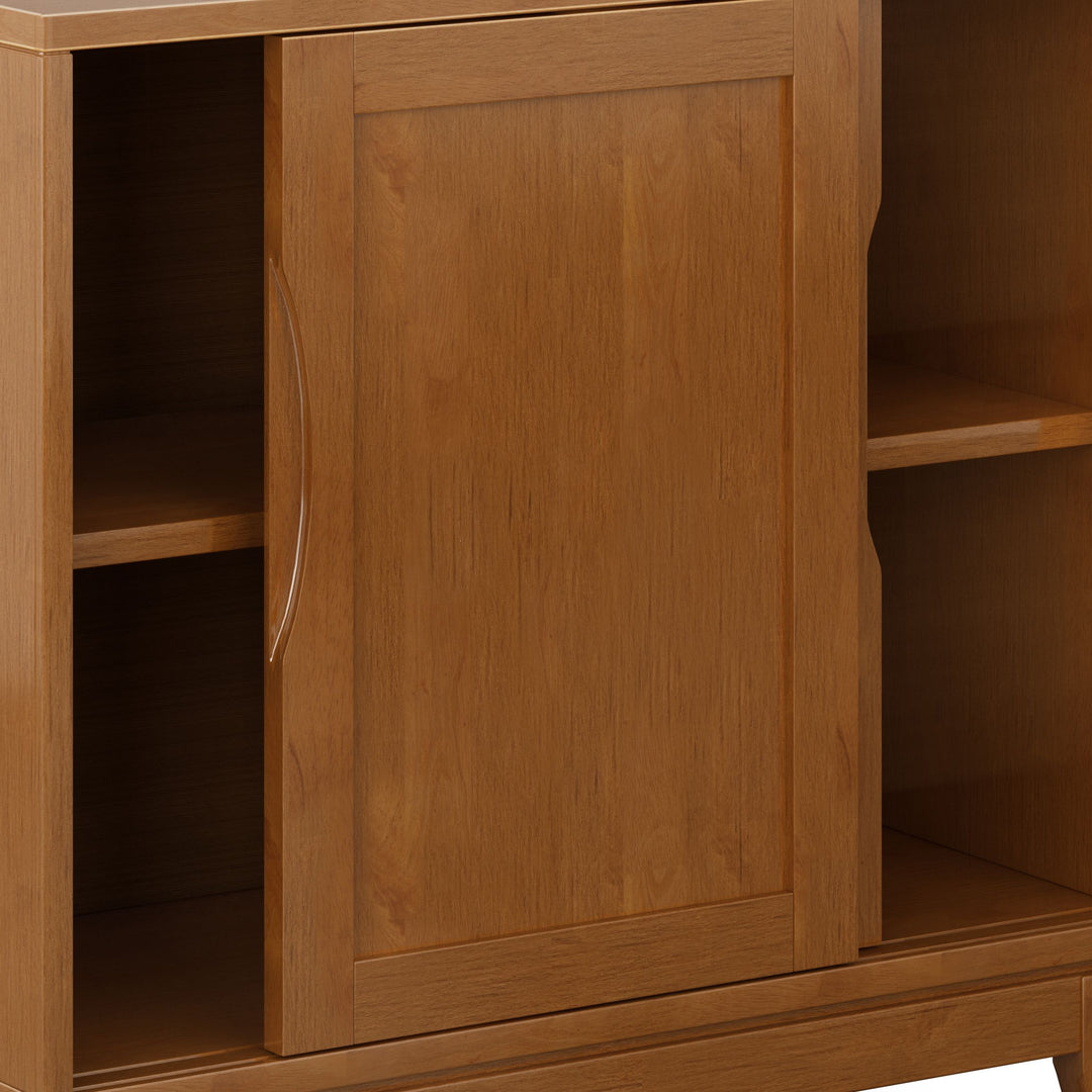 Harper - Low Storage Cabinet - Teak Brown