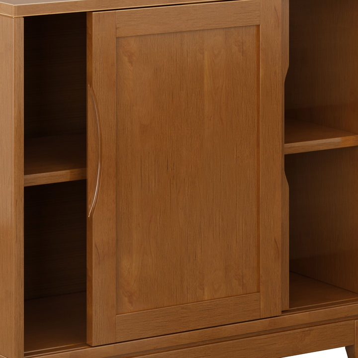 Harper - Low Storage Cabinet - Teak Brown