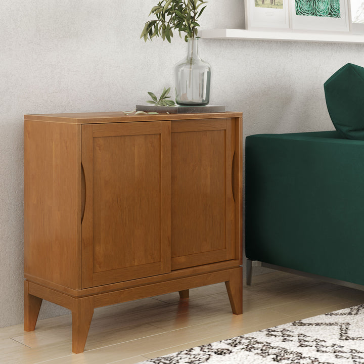 Harper - Low Storage Cabinet - Teak Brown