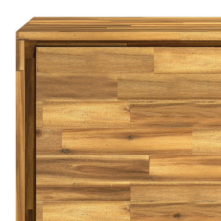 Lowry - Medium Storage Cabinet - Distressed Golden Wheat