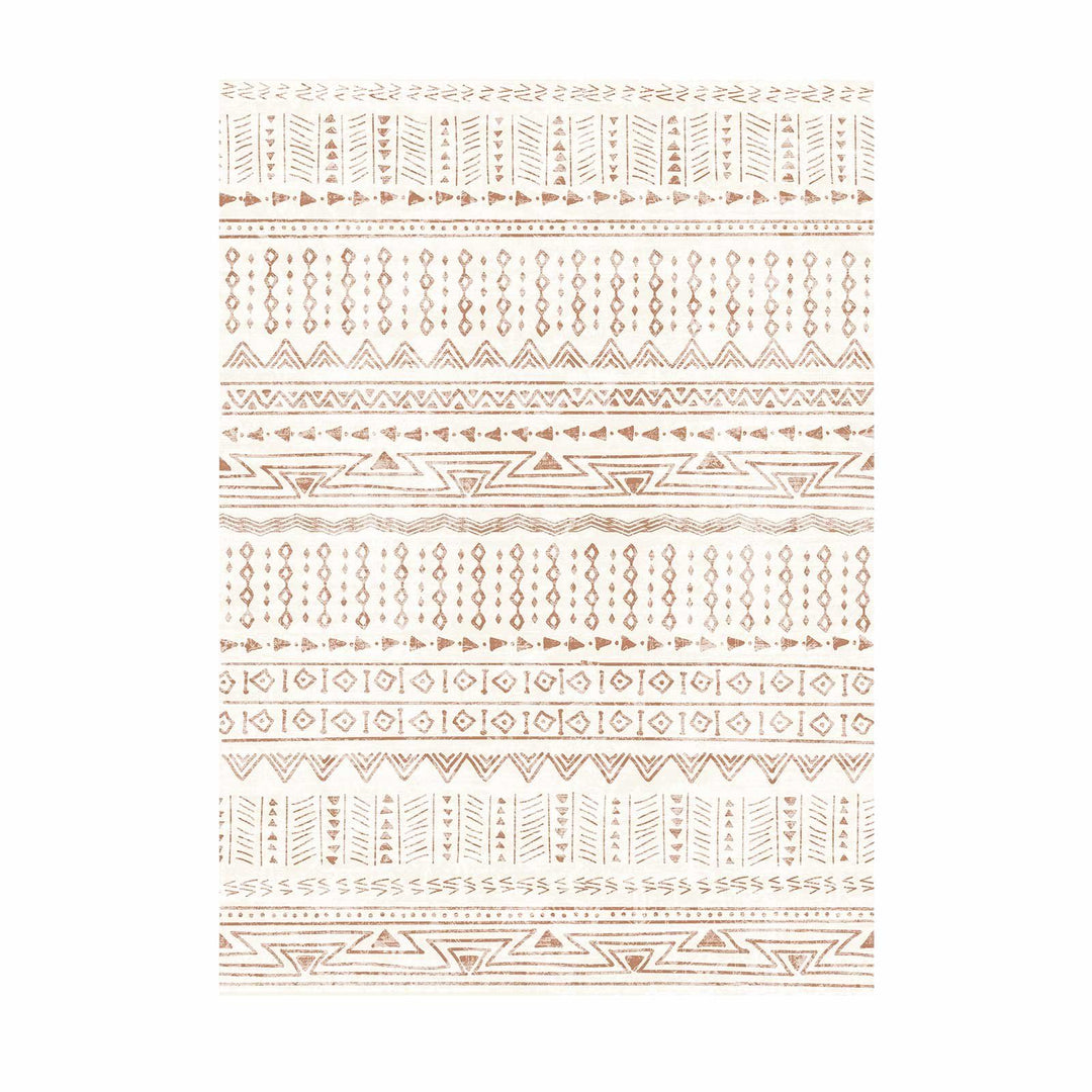 Large Area Rug 5 x 8 ft Anti-Skid and Tear-Resistant Floor Mat Modern Beige