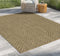 Earth GC_NTL1013 Jute/Mocha 7 ft. 10 in. x 10 ft. 3 in. Indoor/Outdoor Area Rug