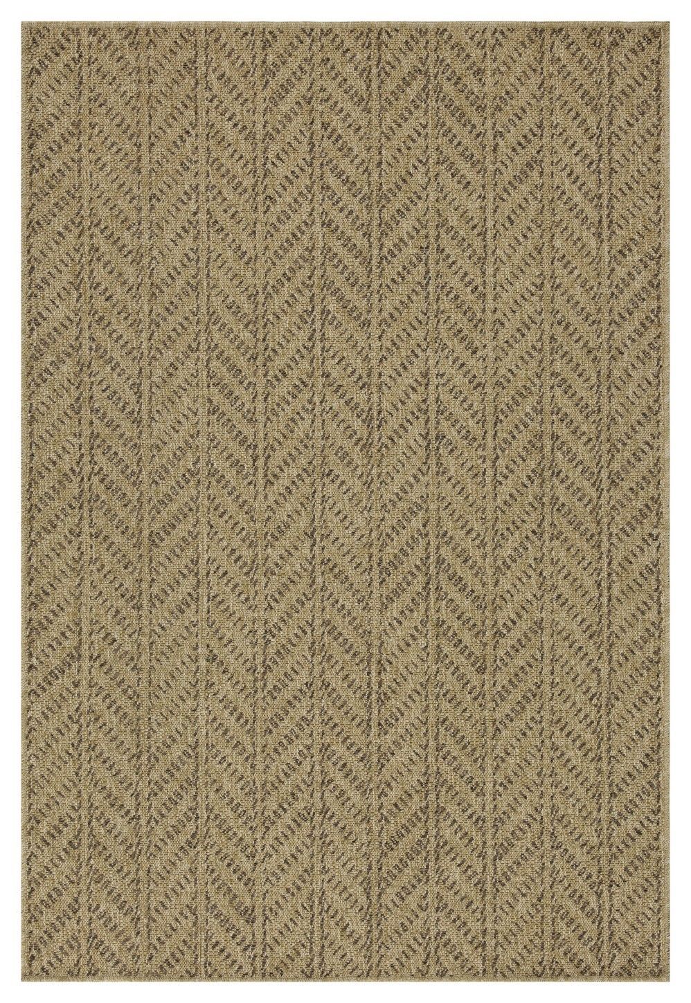 Earth GC_NTL1013 Jute/Mocha 7 ft. 10 in. x 10 ft. 3 in. Indoor/Outdoor Area Rug