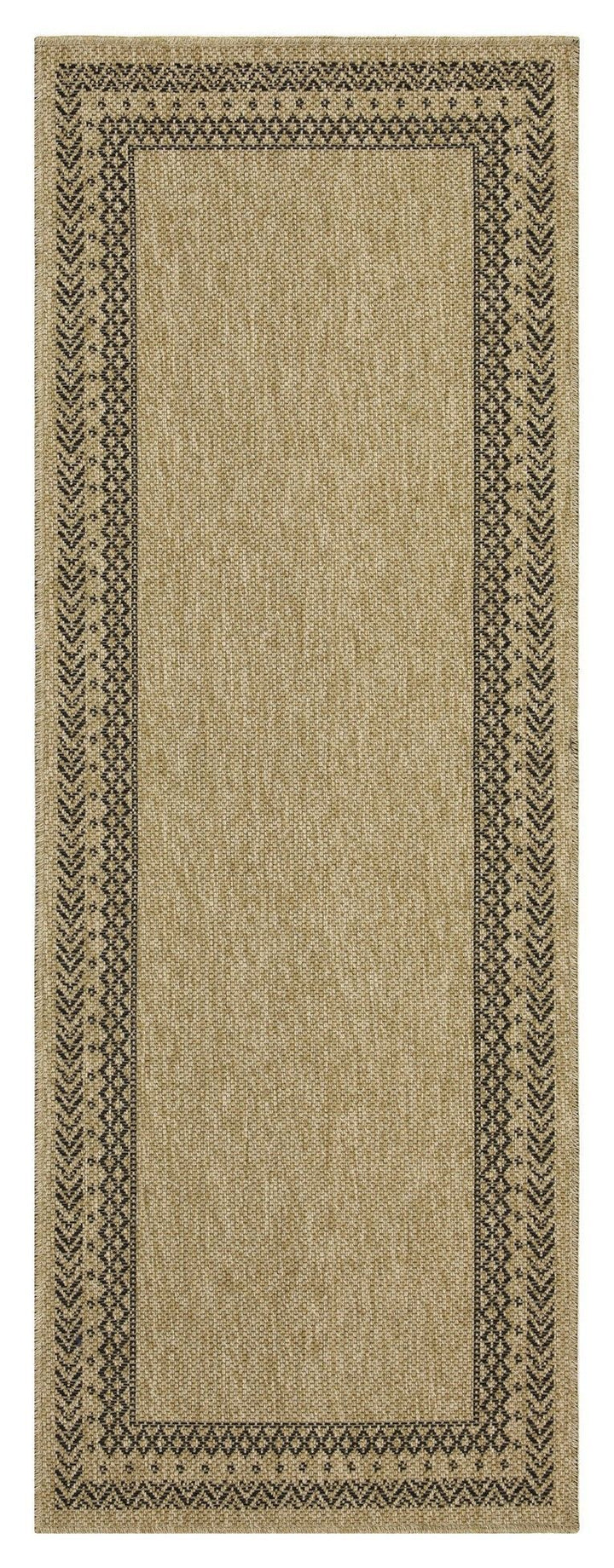 Earth GC_NTL1006 Jute/Black 7 ft. 10 in. x 10 ft. 3 in. Indoor/Outdoor Area Rug