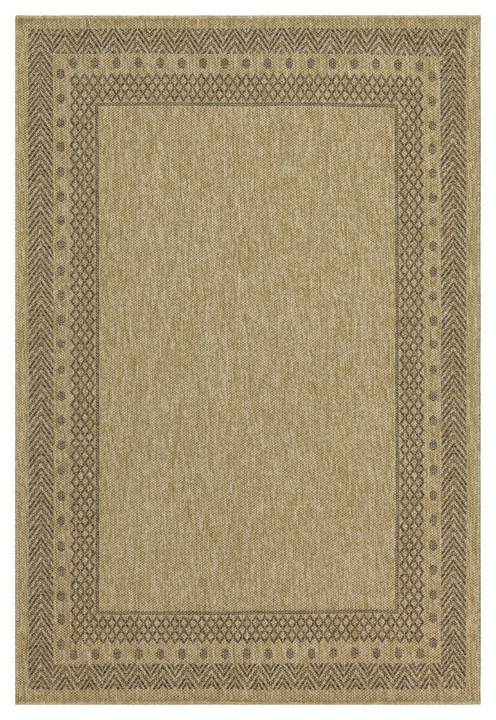 Earth GC_NTL1007 Jute/Mocha 7 ft. 10 in. x 10 ft. 3 in. Indoor/Outdoor Area Rug