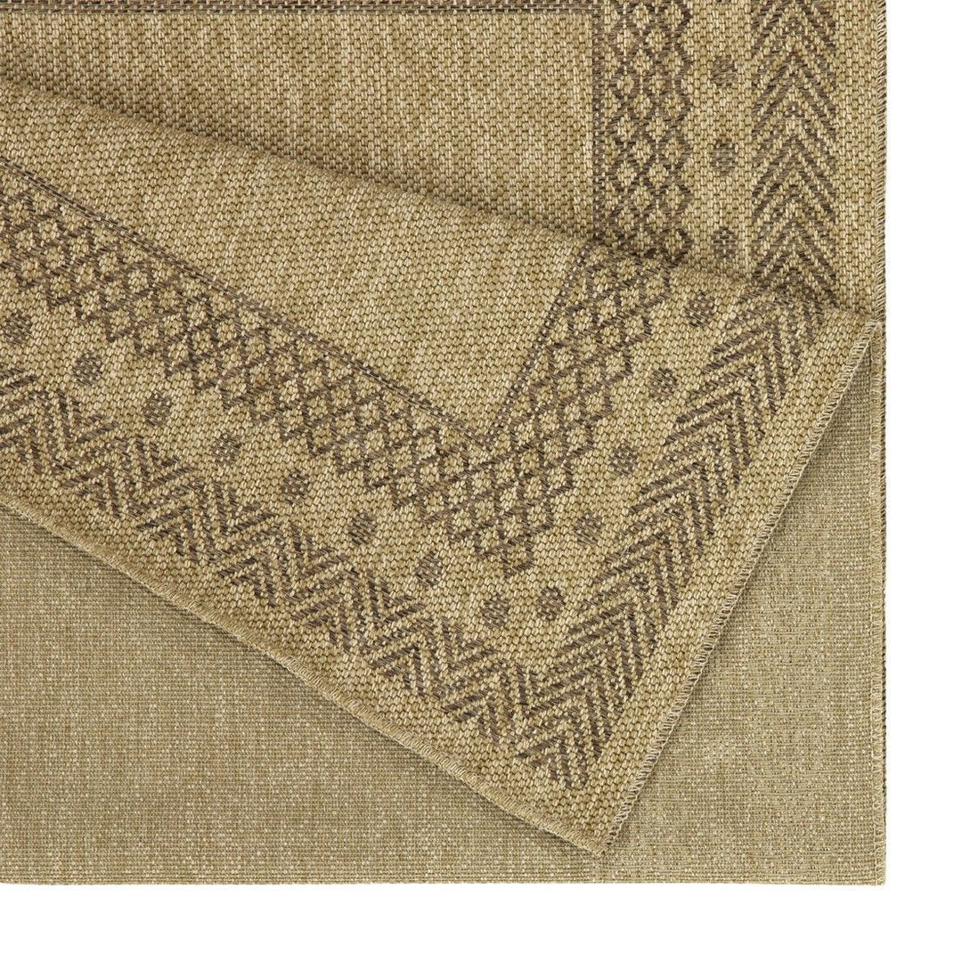 Earth GC_NTL1007 Jute/Mocha 7 ft. 10 in. x 10 ft. 3 in. Indoor/Outdoor Area Rug