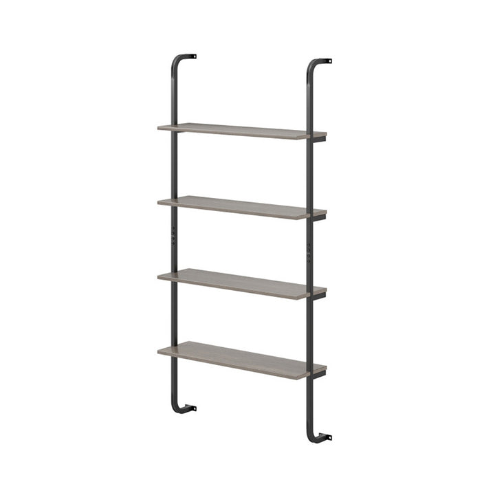 Industrial Style Shelving with Metal Frame for Living Room Kitchen