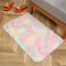 Tie Dye Shaggy Plush Area Rug – Soft Cozy Rainbow Accent | Washable Kids & Home Decor Carpet | Trufairs