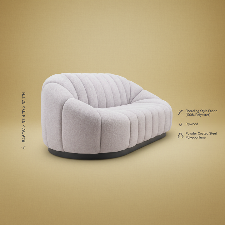 Bhutan Sofa Light Gray