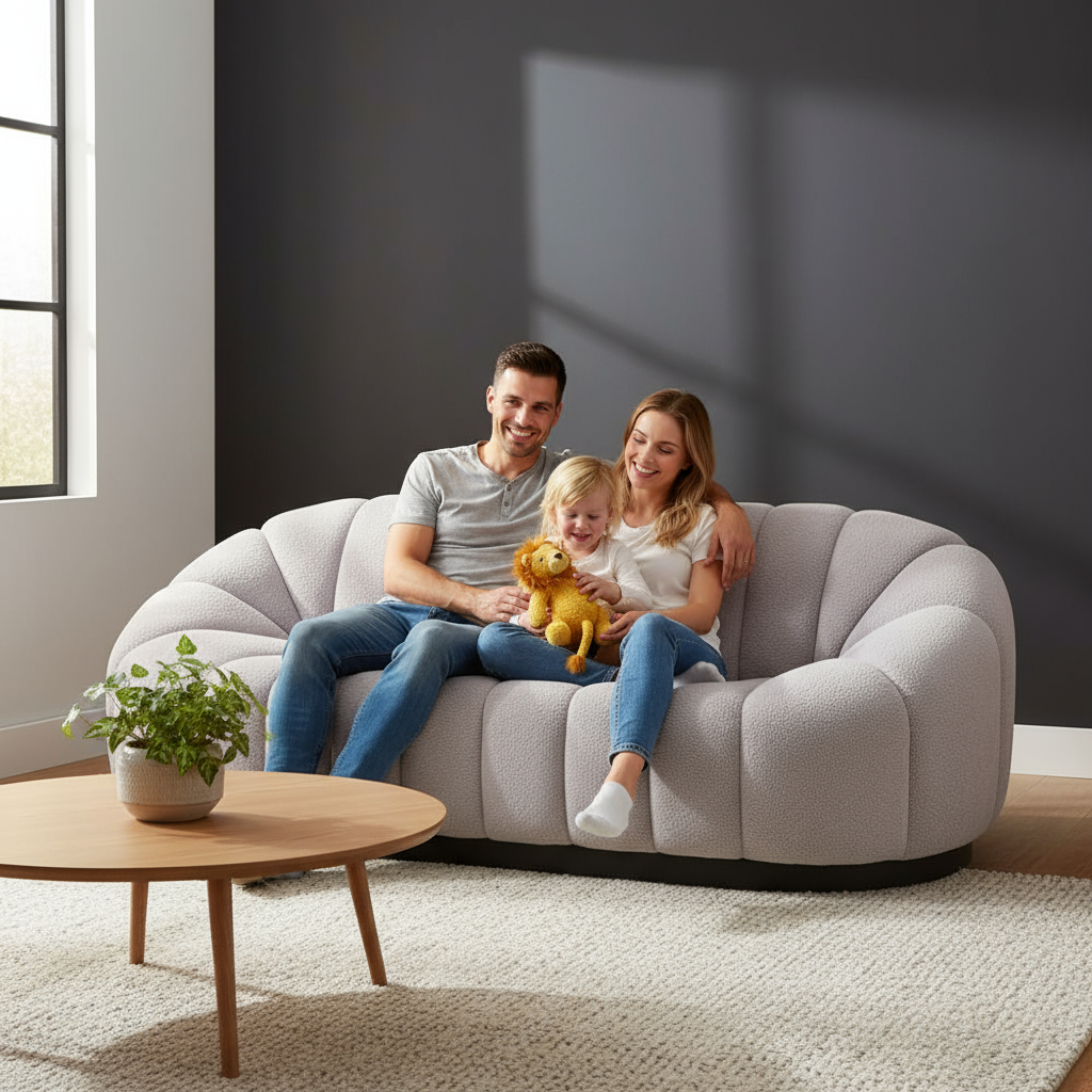 Bhutan Sofa Light Gray