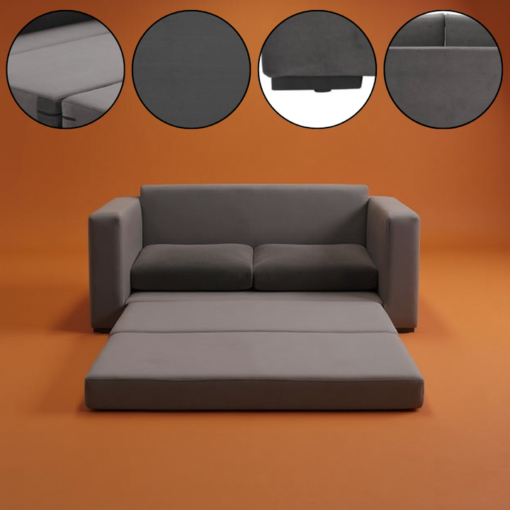 Jide Sleeper Sofa Gray – Versatile Convertible Comfort | Modern Living Room Furniture | Trufairs