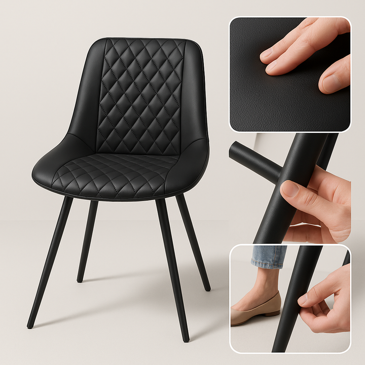 UrbanFlow Dining Bar Chair Set – Armless 2-Piece Versatile Seating | Kitchen, Café, Bar | Trufairs