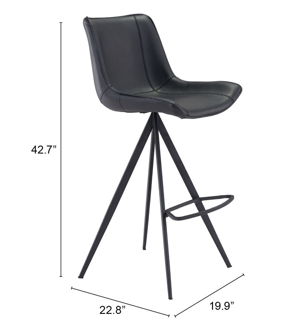 Aki Barstool Black