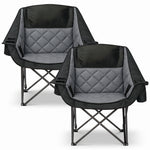 Oversized Camping Chairs 2 Pack – Extra-Large Folding Outdoor Chairs, Padded - 01 (replacement)