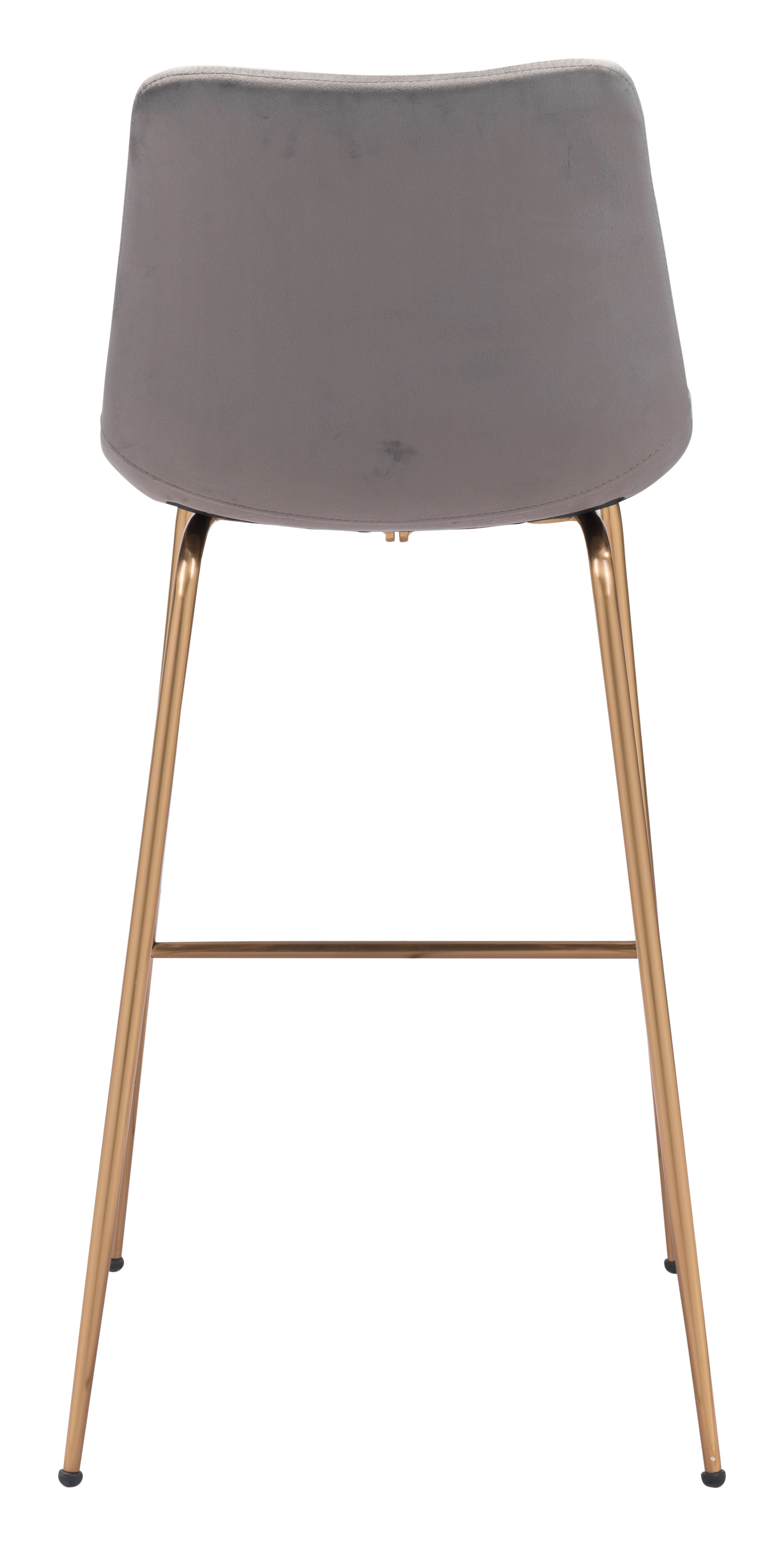 Tony Barstool Gray & Gold