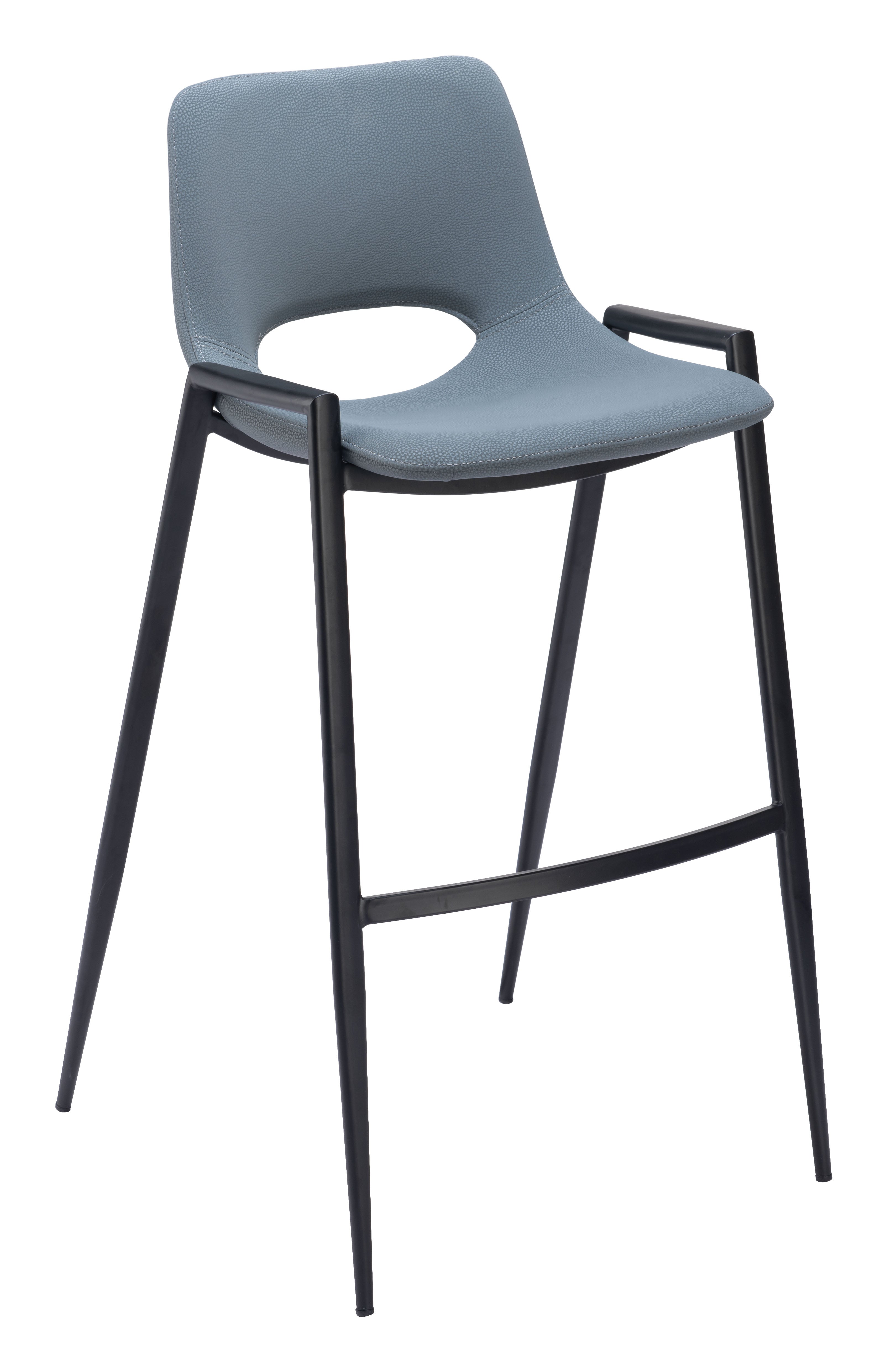 Desi Barstool Azure Gray