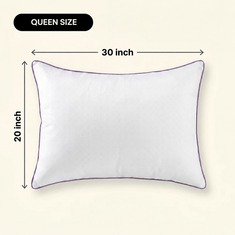 Hotel-Style Down Alternative Pillows, Set of 2 – Standard, Queen & King
