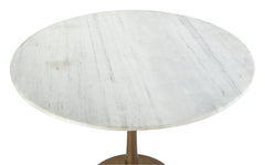 Fullerton Dining Table White & Gold