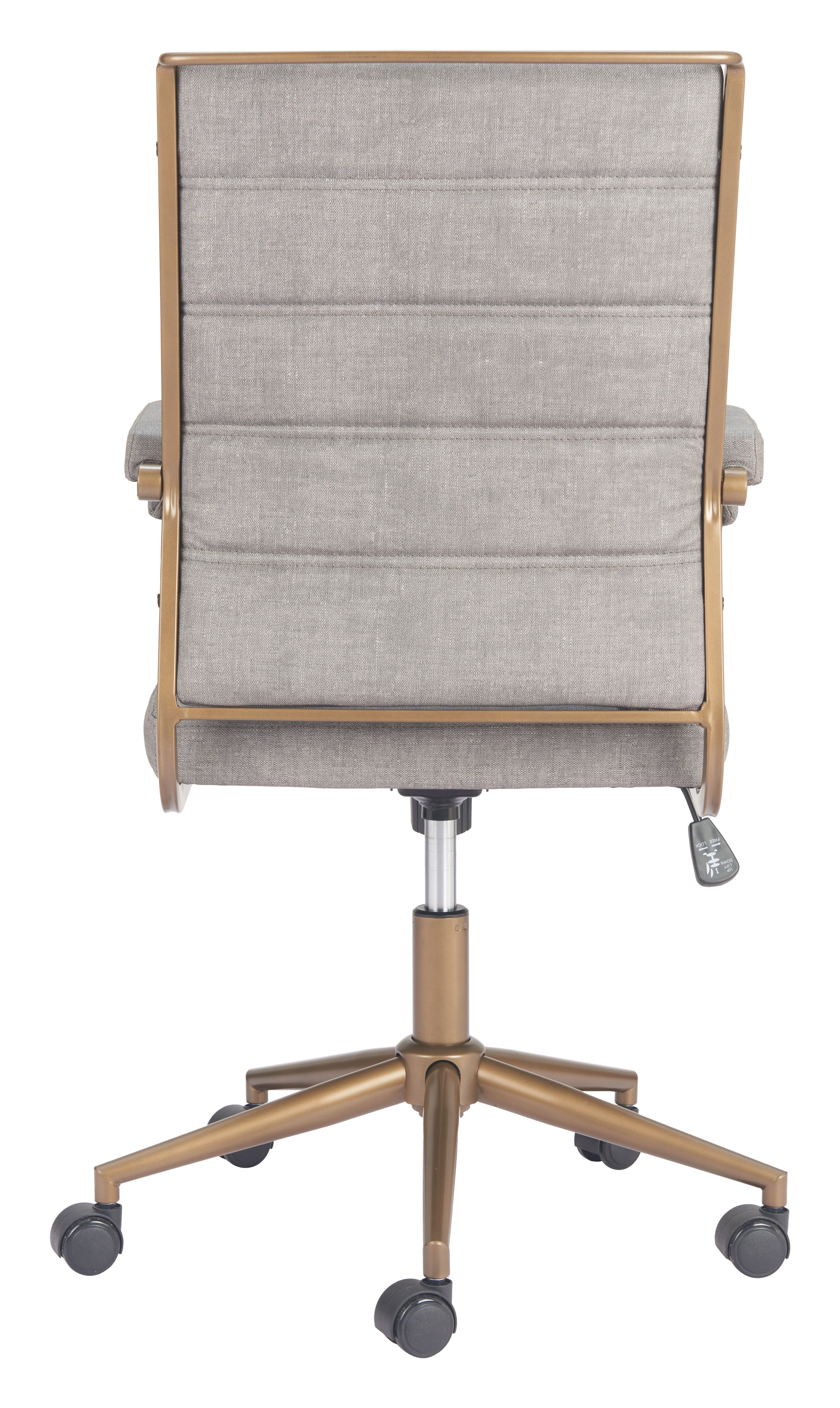 Auction Office Chair Gray