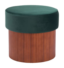 Boto Storage Ottoman Green