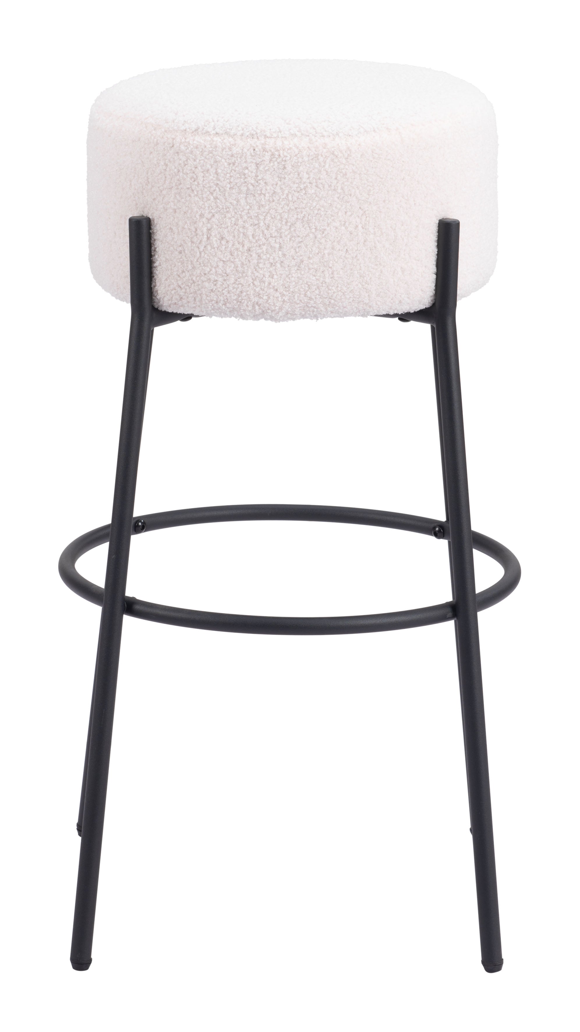 Blanche Barstool (Set of 2) Ivory