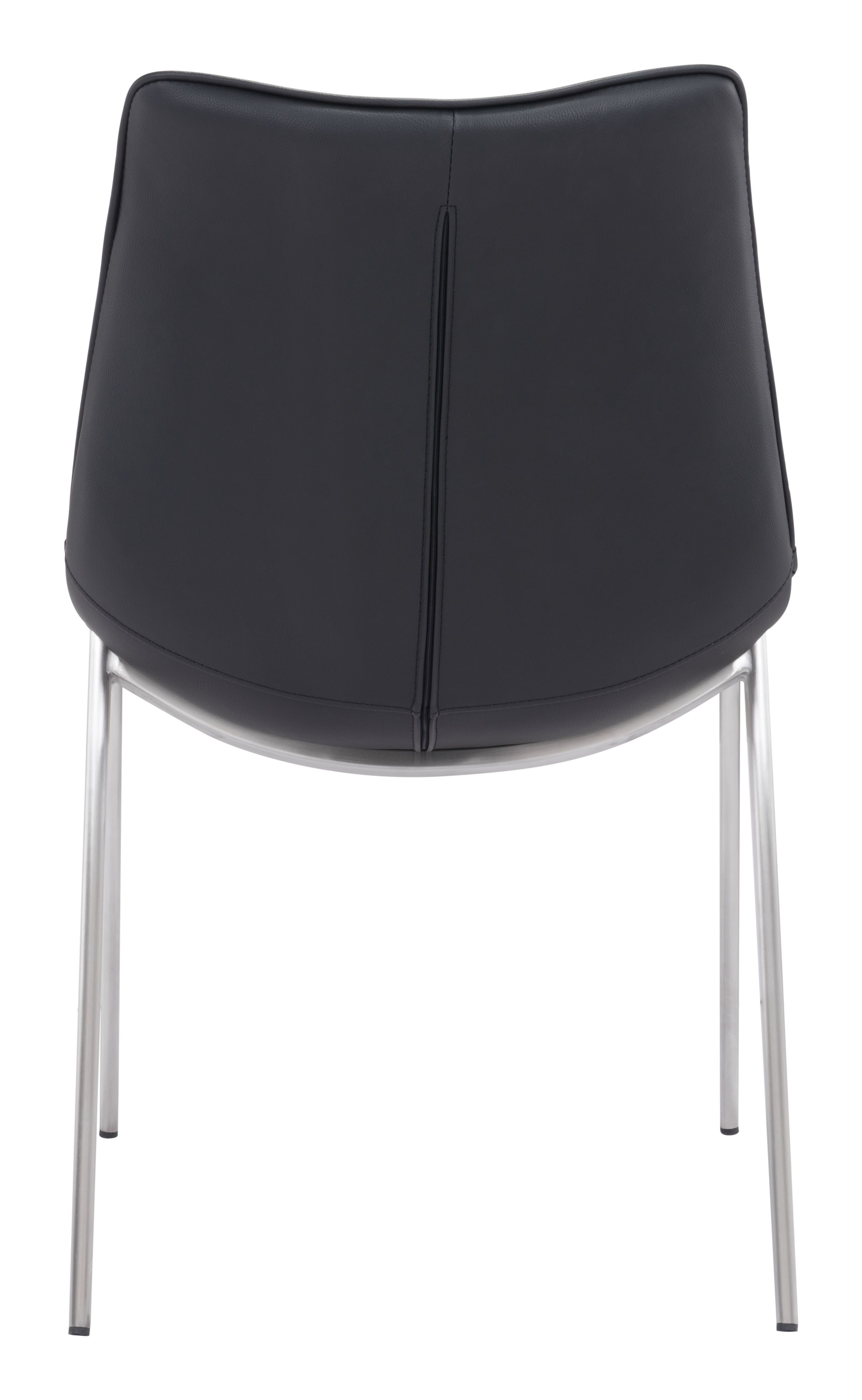 Magnus Dining Chair Black & Silver