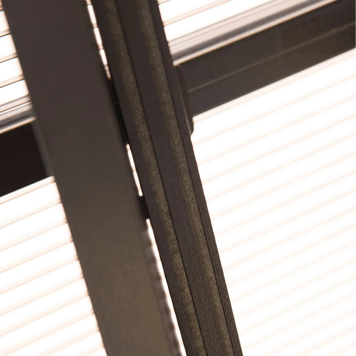 Exclusive 10' x 12' Hardtop Gazebo Canopy - Premium Polycarbonate Roof Aluminum Frame Permanent Pavilion