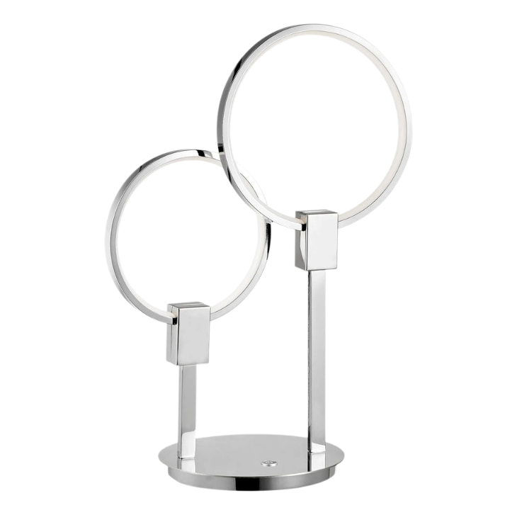 Hong Kong Elite Touch Dimmer LED Table Lamp in Premium Chrome