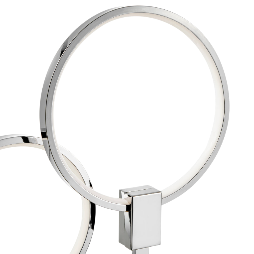 Hong Kong Elite Touch Dimmer LED Table Lamp in Premium Chrome