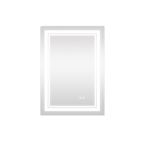 7 Size LED Bathroom Mirror Wall Mounted Vanity Mirror Anti-Fog Mirror Dimmable Lights with Touch Switch(Horizontal/Vertical)