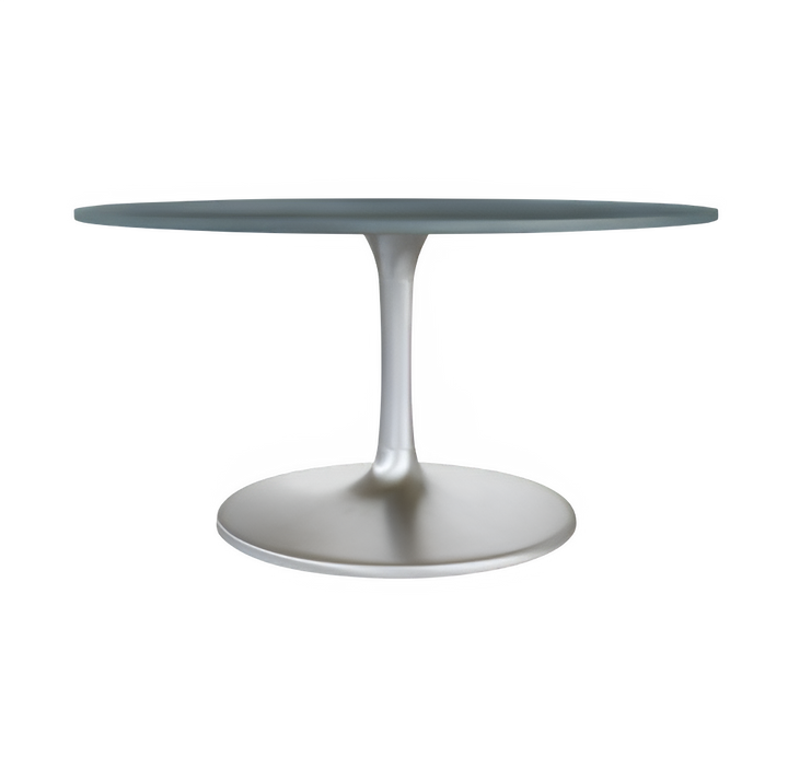 Metropolis Dining Table (60") Gray & Silver