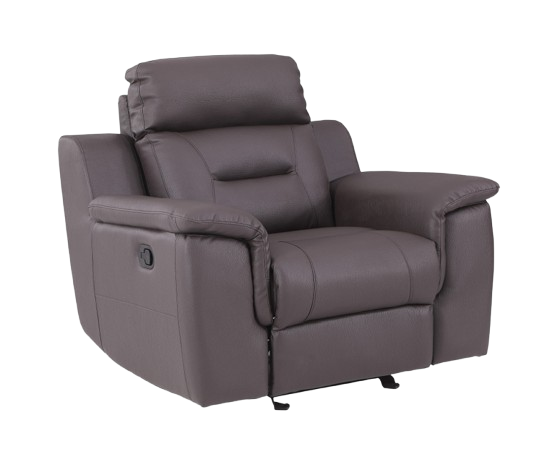 41" Brown Fascinating Leather Reclining Chair