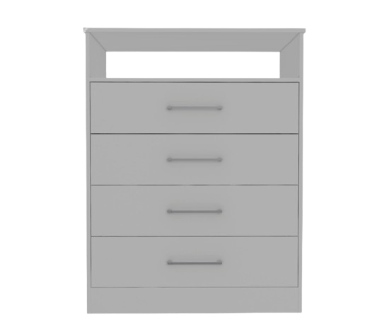 Two Piece White Bedroom Set