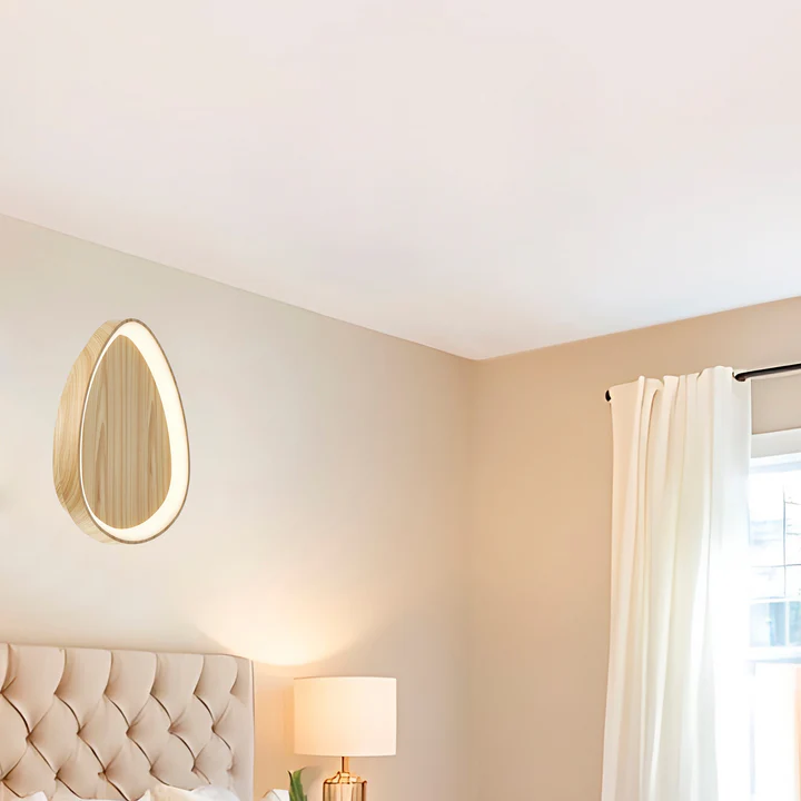 Dual Halo Wall Light – Matte-Black LED Ambience | Modern Wall Lamp | Trufairs