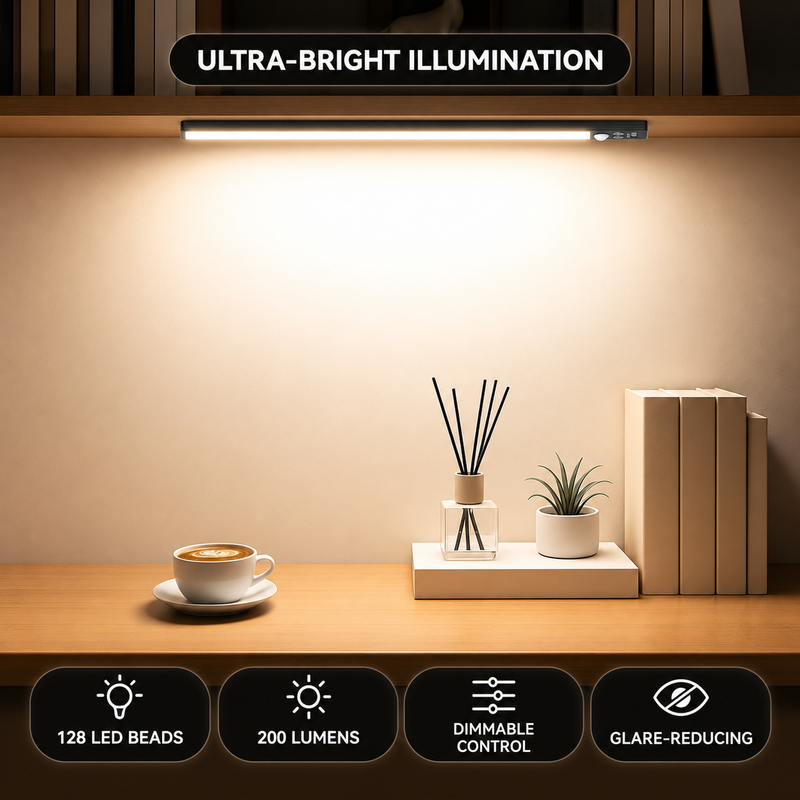 Rechargeable Under Cabinet Lights with Motion Sensor, 2-Pack - 10
