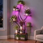 Plant Stand with Grow Lights – Indoor Plant Shelf, 4 to 9 Tiers - 10